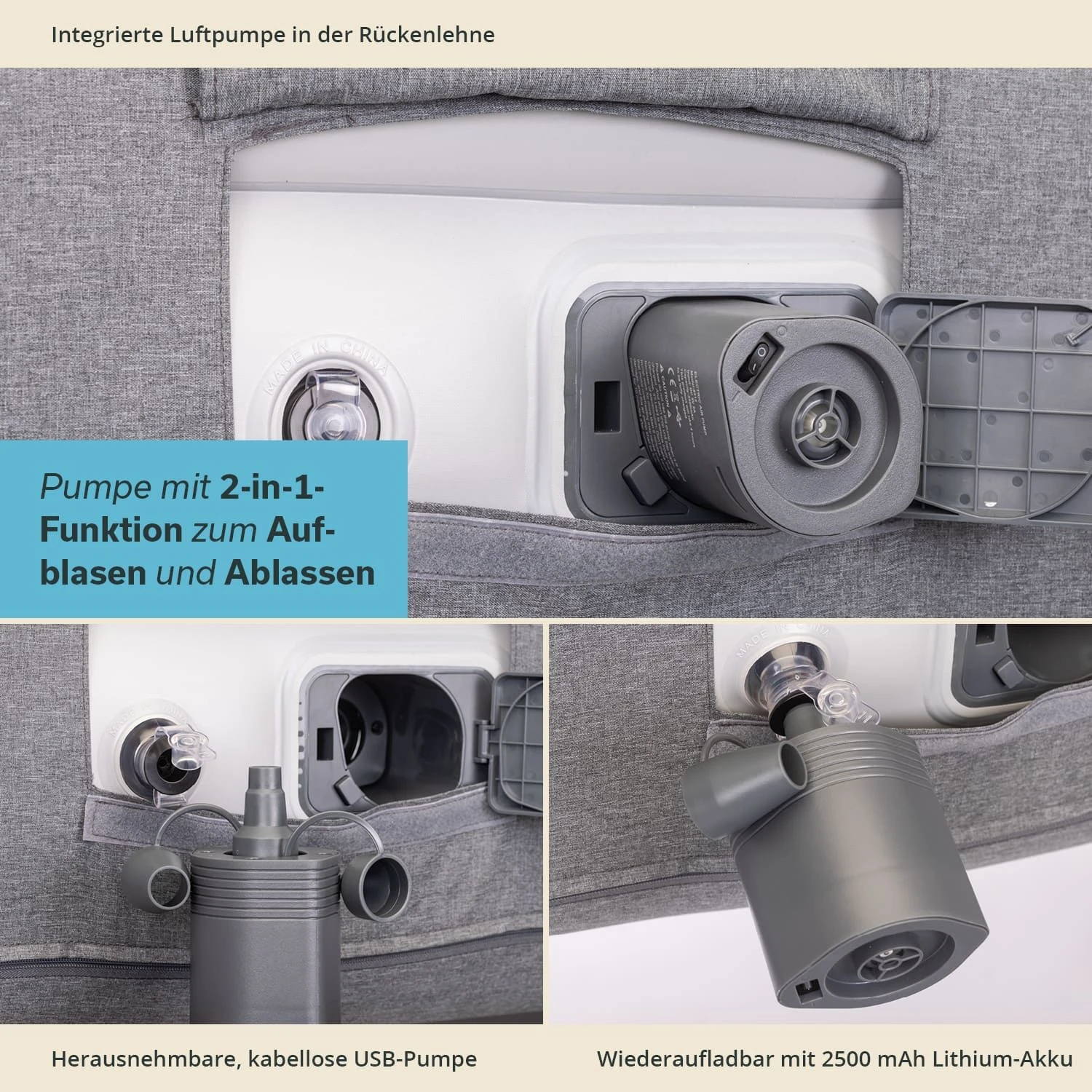 Skandika Easy Air Single Opblaasbare Stoel 5 Skandika Easy Air Single Opblaasbare Stoel - Afbeelding 3