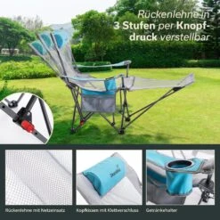 Skandika Toras Campingstoel Met Voetensteun -Bo-Camp Verkoopwinkel 66968b1db13465.86011871