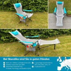 Skandika Toras Campingstoel Met Voetensteun -Bo-Camp Verkoopwinkel 66968b1dc47388.16919010