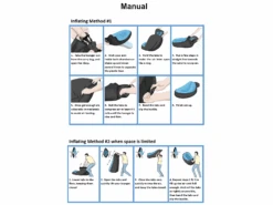 Hikr Air Lounger - Orange -Bo-Camp Verkoopwinkel 6697c06c578404.20075812