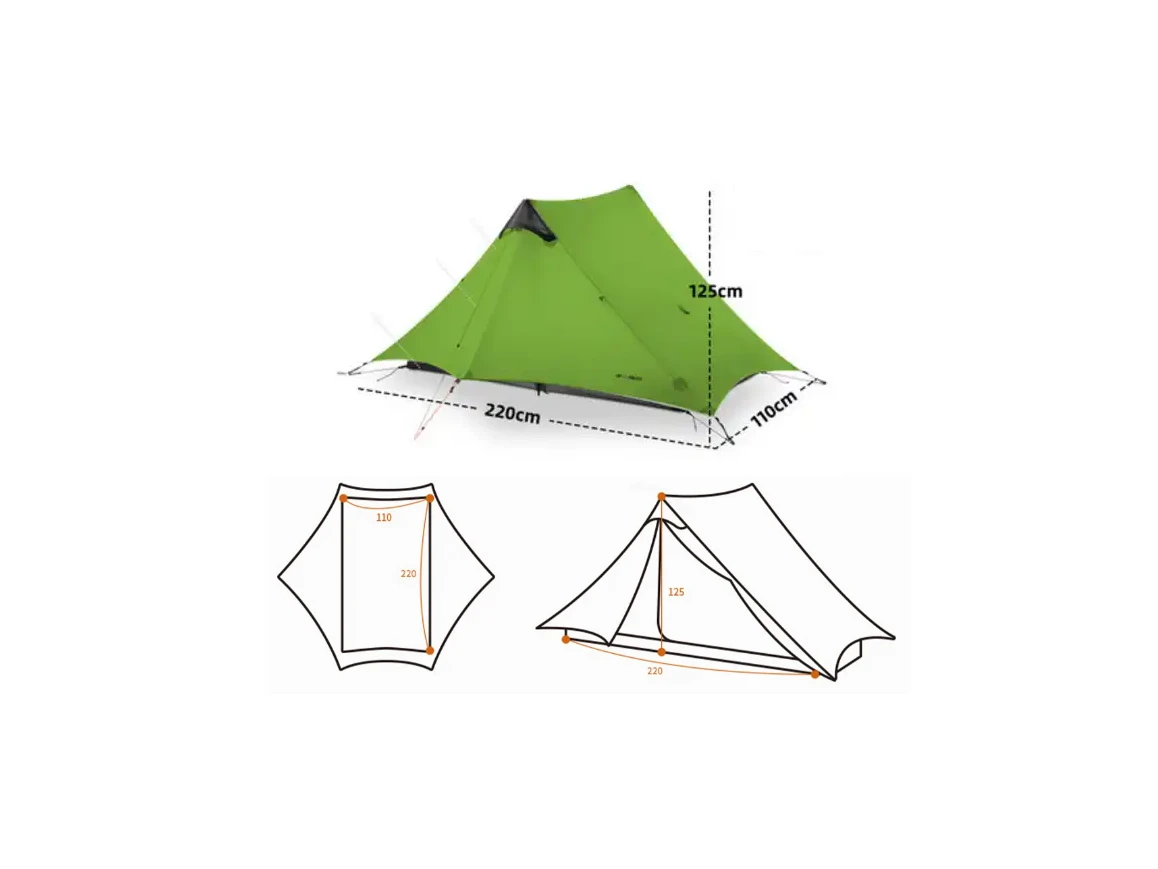 3F UL GEAR Lanshan Tent 6 3F UL GEAR Lanshan Tent - Afbeelding 4
