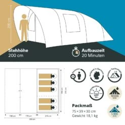 Skandika Hafslo 5 Sleeper Protect Tunneltent 13 Skandika Hafslo 5 Sleeper Protect Tunneltent -Bo-Camp Verkoopwinkel 692da698bd9e493d