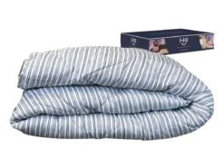 HappyBed Blue Stripes All Year Dekbed - 140x200 Cm