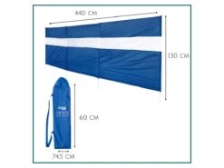 HIXA 440 X 130 Cm Windscherm - Blue -Bo-Camp Verkoopwinkel 75bb61cca41f2e36