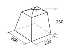 Brunner Chef II Outdoor Keukentent -Bo-Camp Verkoopwinkel 86d67944318d20e6
