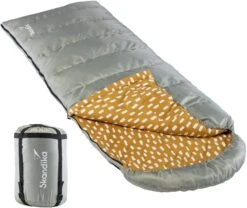 Skandika Dundee Flannel-R Grijze Slaapzak