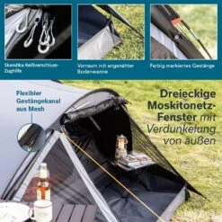 Skandika Dale 4 Sleeper Koepeltent -Bo-Camp Verkoopwinkel 913068280f82f41e