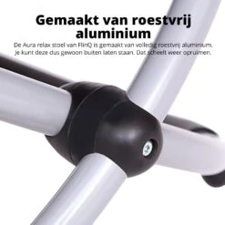 FlinQ Aura Opvouwbare Loungestoel - Antraciet 10 FlinQ Aura Opvouwbare Loungestoel - Antraciet -Bo-Camp Verkoopwinkel 925b75d2d668f8b3