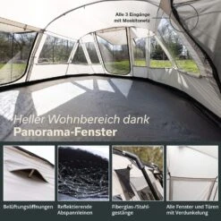 Skandika Nordland Sleeper 6 Tunneltent -Bo-Camp Verkoopwinkel 938a04704bdbe12f