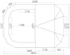 ESVO Acoma Lichtgewicht Tent 11 ESVO Acoma Lichtgewicht Tent -Bo-Camp Verkoopwinkel 972796bfb6ec23ca