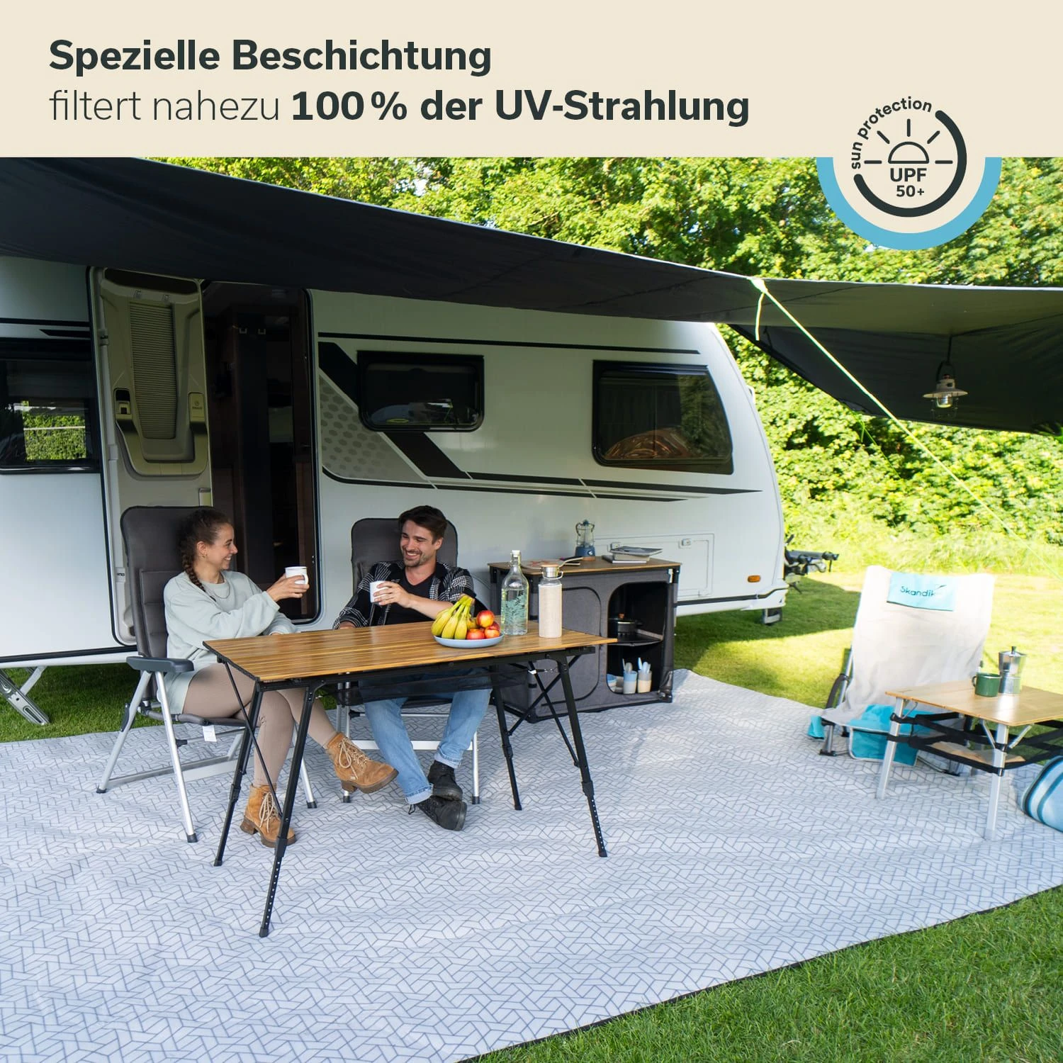 Skandika Freeway Luifel - 300 X 300 Cm 4 Skandika Freeway Luifel - 300 X 300 Cm - Afbeelding 2