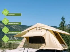 OutdoorU Expedition 4 Personen Daktent - Groen -Bo-Camp Verkoopwinkel a6a917a8fdedaaa2