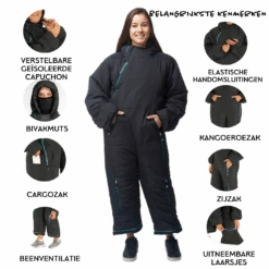 Selkbag Original Zwart Gerecycleerde Slaapzak - L -Bo-Camp Verkoopwinkel a852276a2054f8e4