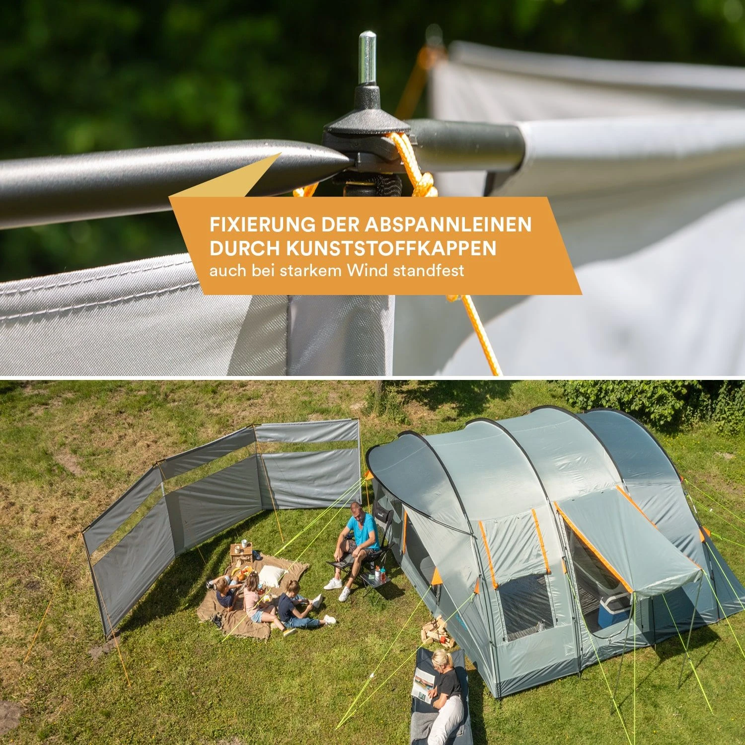 Skandika Bora 6 Meter Windscherm 6 Skandika Bora 6 Meter Windscherm - Afbeelding 4