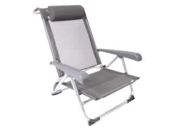 Bo-Camp Saint-Tropez Grey Strandstoel