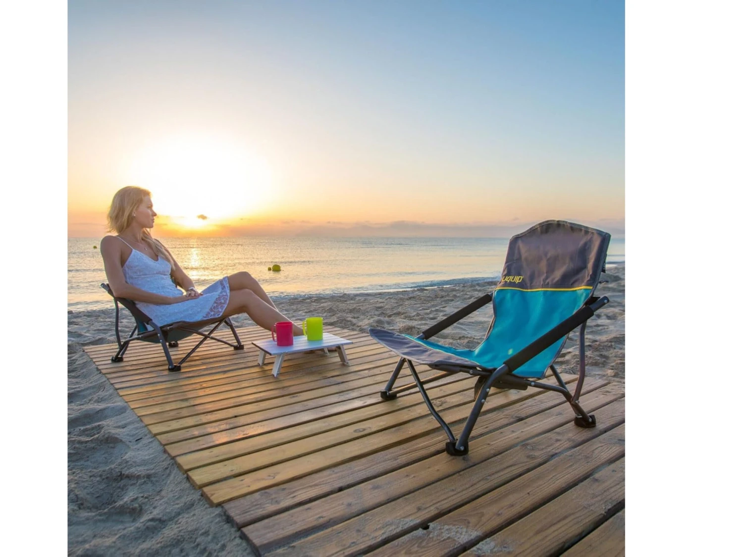 Uquip Set Sandy Strandstoel - Set Van 2 6 Uquip Set Sandy Strandstoel - Set Van 2 - Afbeelding 4