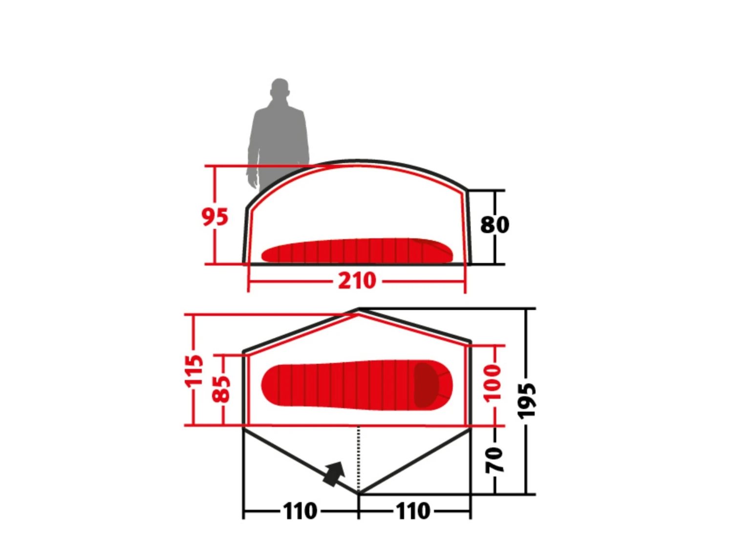 Wechsel Trailrunner Trekkerstent 5 Wechsel Trailrunner Trekkerstent - Afbeelding 3
