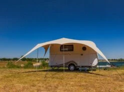 Campooz Trekking Caravanluifel Hobby Beachy - 360 Cm 8 Campooz Trekking Caravanluifel Hobby Beachy - 360 Cm -Bo-Camp Verkoopwinkel campooz caravanning trekking beachy luifel 2 ecommerce 1