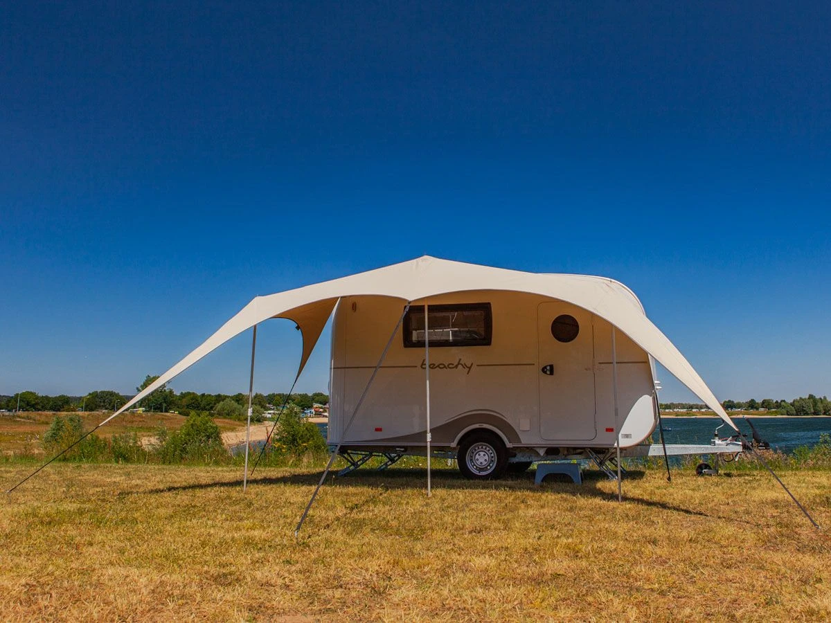 Campooz Trekking Caravanluifel Hobby Beachy - 420 Cm 4 Campooz Trekking Caravanluifel Hobby Beachy - 420 Cm - Afbeelding 2