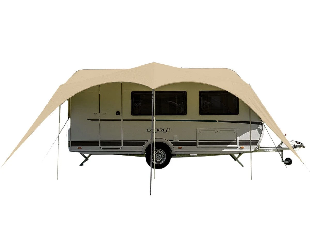 Campooz Trekking Caravanluifel 275 Cm - Beige 3 Campooz Trekking Caravanluifel 275 Cm - Beige