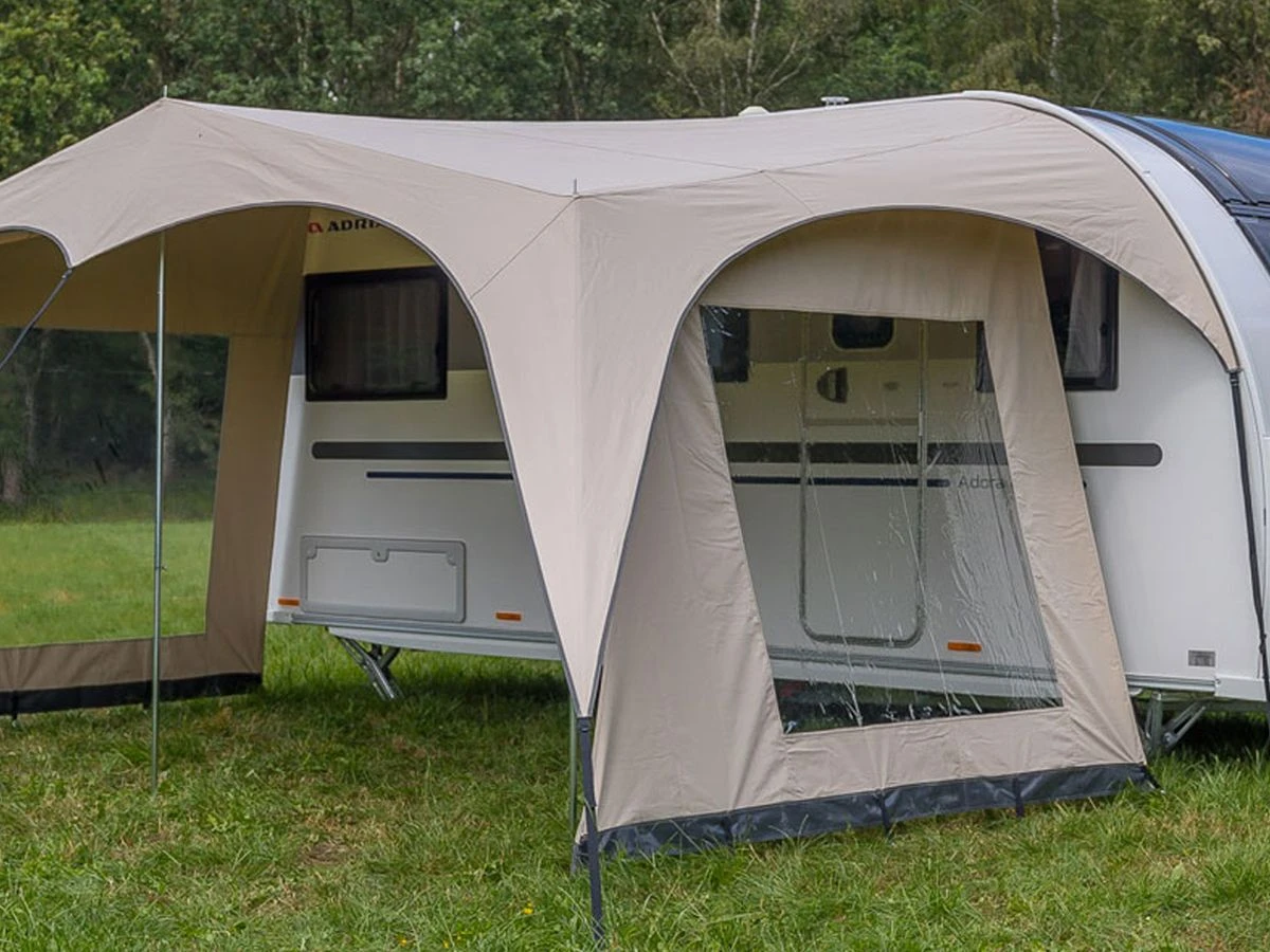 Campooz Trekking Caravanluifel 275 Cm - Beige 7 Campooz Trekking Caravanluifel 275 Cm - Beige - Afbeelding 5