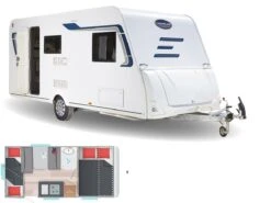 Caravelair Alba 426 Family Caravan