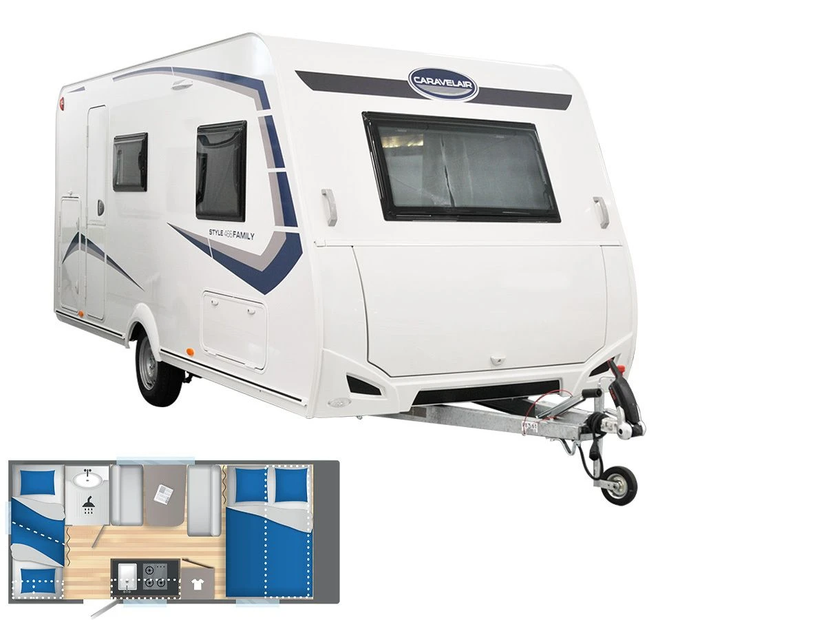 Caravelair Alba Style 466 Family Caravan 3 Caravelair Alba Style 466 Family Caravan