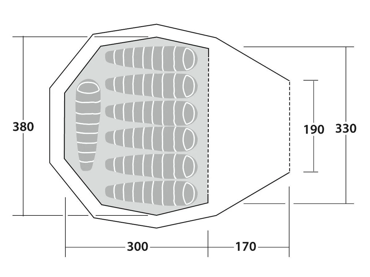 Robens Fairbanks Grande Bell-tent 8 Robens Fairbanks Grande Bell-tent - Afbeelding 6