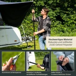 Skandika Freeway Luifel - 300 X 300 Cm 10 Skandika Freeway Luifel - 300 X 300 Cm -Bo-Camp Verkoopwinkel d85abc87242d5694