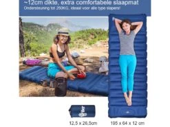 Hikr® 10cm+ Slaapmat - Blue 10 Hikr® 10cm+ Slaapmat - Blue -Bo-Camp Verkoopwinkel dcde4e744c0112f6