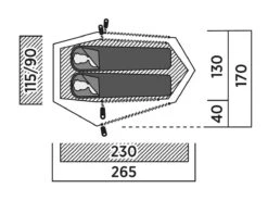 Easy Camp Sarek 2 Tunneltent -Bo-Camp Verkoopwinkel e70e8fab75bff181