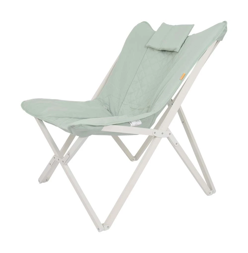 Bo-Camp Pastel Collection Gordes Relaxstoel - Green 5 Bo-Camp Pastel Collection Gordes Relaxstoel - Green - Afbeelding 3