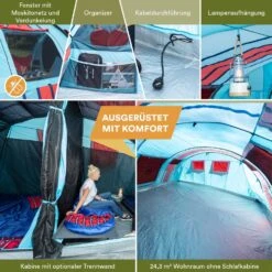 Skandika Gotland 6 Tunneltent -Bo-Camp Verkoopwinkel eec0a4d31eb4ec38