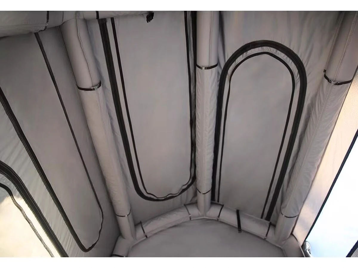 OutdoorU Sky 3-persoons Opblaasbare Daktent - Grijs 6 OutdoorU Sky 3-persoons Opblaasbare Daktent - Grijs - Afbeelding 4