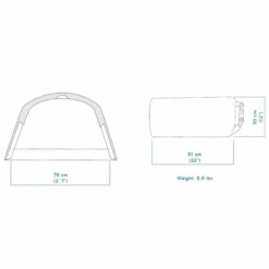 Merkloos Crua Outdoors Hybrid Shelter Bivi Tent -Bo-Camp Verkoopwinkel fac1e8c9e57c2a3b