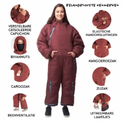 Selkbag Original Rood Gerecycleerde Slaapzak - M -Bo-Camp Verkoopwinkel fb1aa09e141b1df8