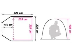 Obelink London 3 Koepeltent 21 Obelink London 3 Koepeltent -Bo-Camp Verkoopwinkel obelink london 3 floor plan ecommerce
