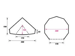 Obelink Sahara 300 Deluxe Bell Tent -Bo-Camp Verkoopwinkel sahara 300 plattegrond ecommerce 50b5 1