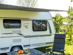 Travellife 250 X 400 Cm Antraciet LED Zonnescherm -Bo-Camp Verkoopwinkel travellife led luifel 7 ecommerce